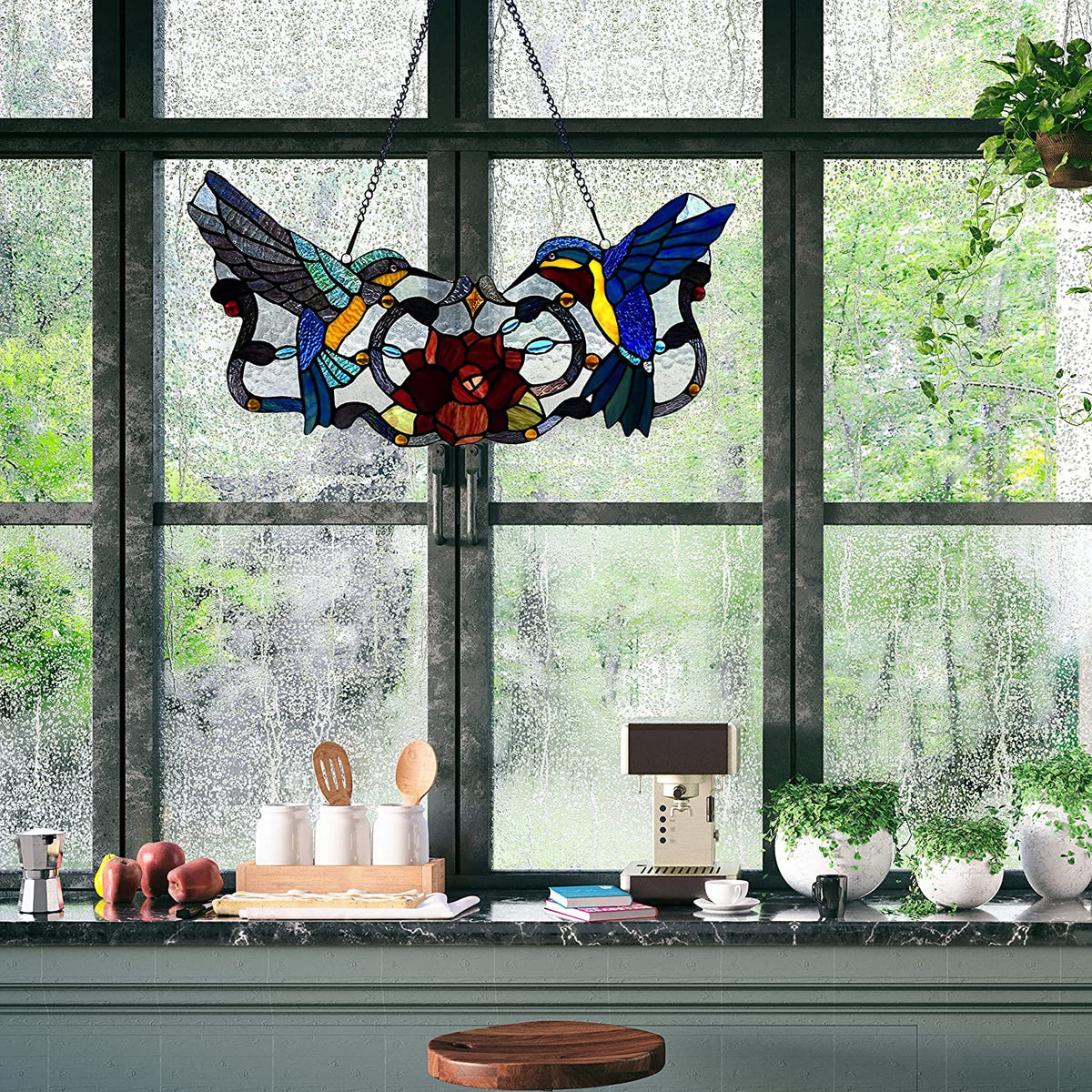 Myla Floral Window Panel