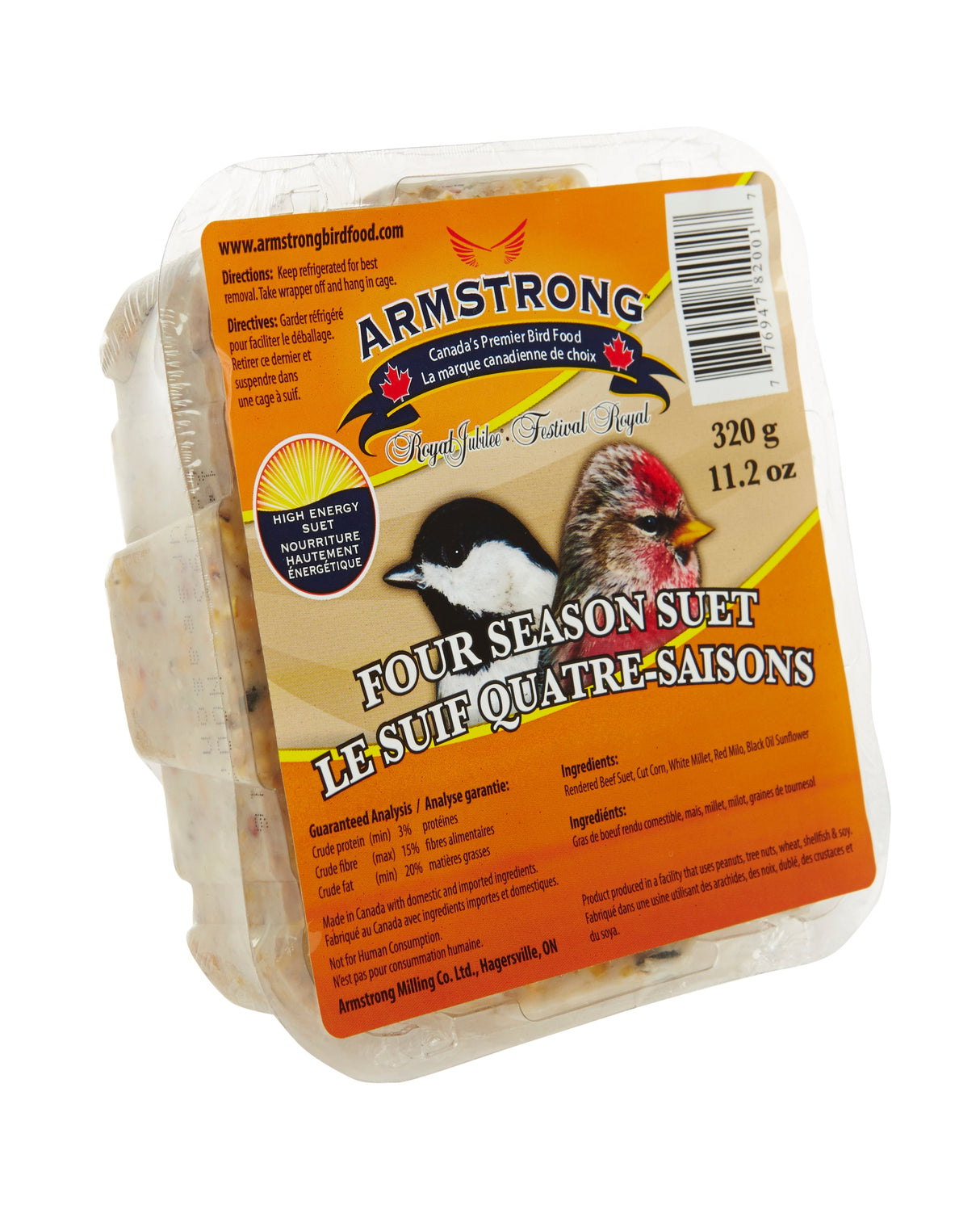 Armstrong Four Season Suet Cake, 15pk