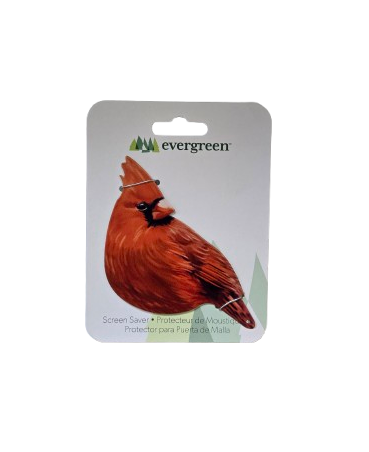 Cardinal Realistic Bird Screen Door Saver