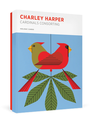 Charley Harper: Cardinals Consorting Holiday Cards