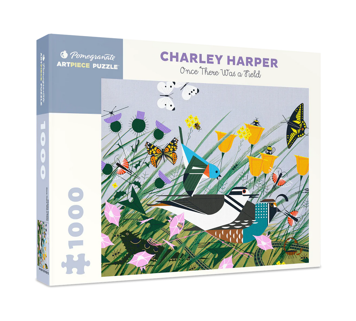 Charley Harper Once There Was a Field 1000-Piece Jigsaw Puzzle