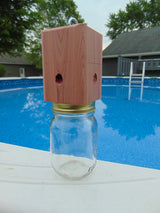 Red Cedar Carpenter Bee Trap