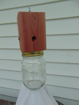 Red Cedar Carpenter Bee Trap