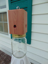 Red Cedar Carpenter Bee Trap