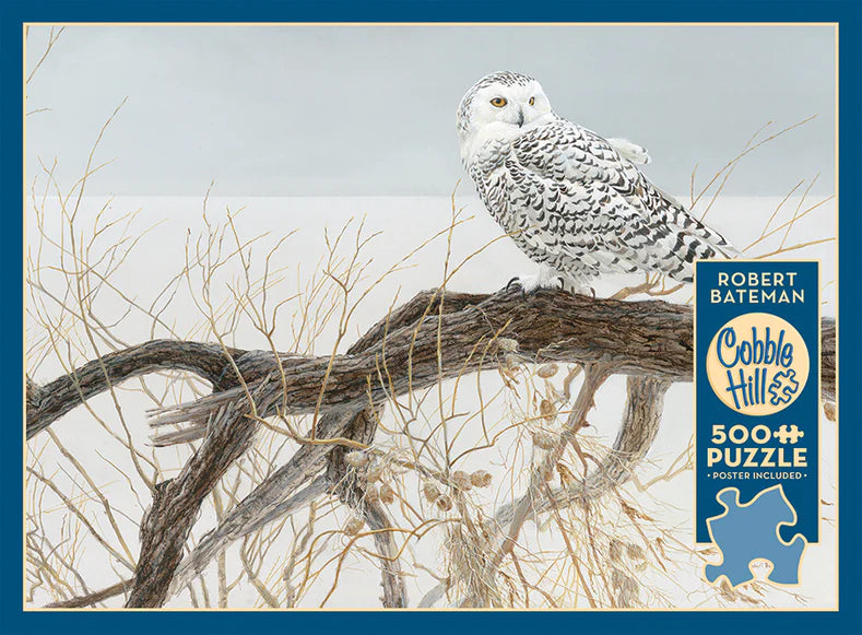 Fallen Willow Snowy Owl 500pc Puzzle