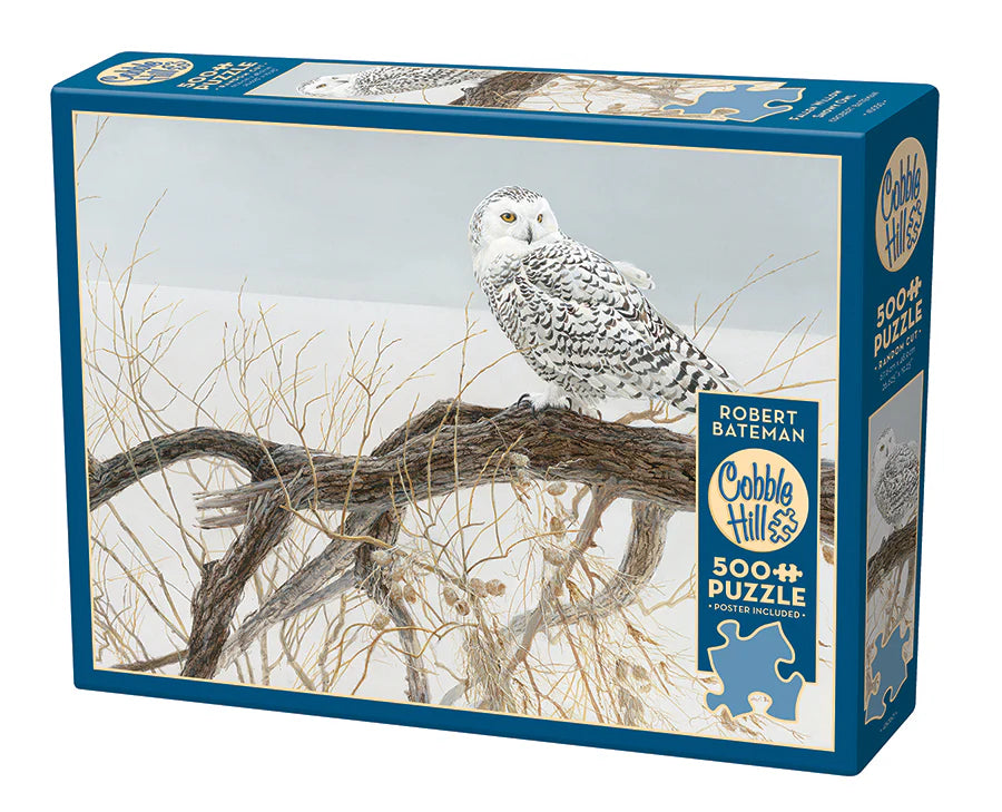 Fallen Willow Snowy Owl 500pc Puzzle