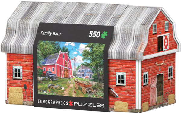 Family Farm Tin 550pc Puzzle