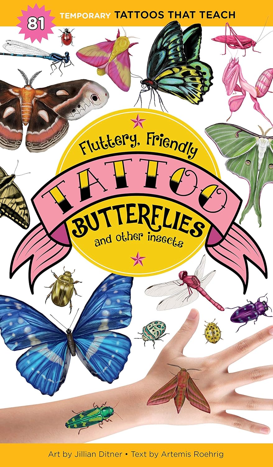 Fluttery, Friendly Tattoo Butterflies and Other Insects