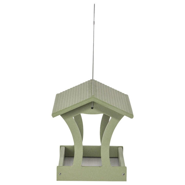 Fly-Thru Recycled Feeder, Green