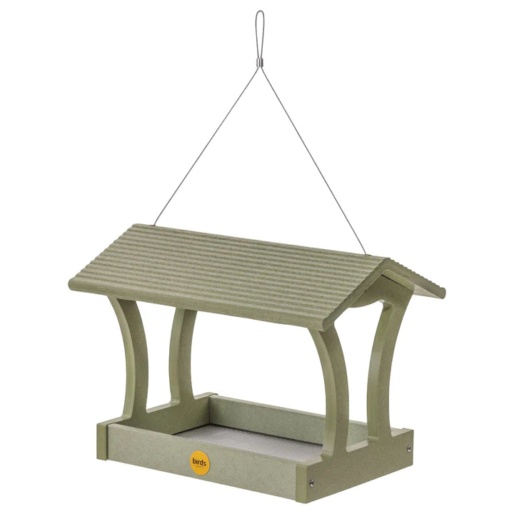 Fly-Thru Recycled Feeder, Green