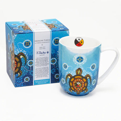 James Jacko Medicine Turtle Porcelain Mug