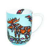 John Rombough Moose Porcelain Mug