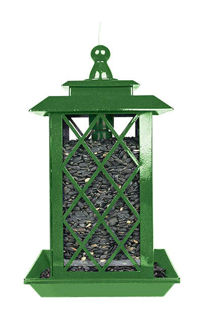 Lantern Style Bin Feeder, Green