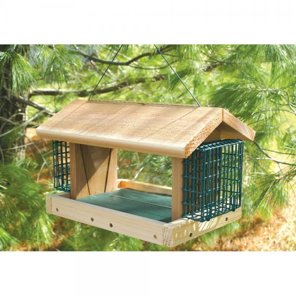 Large Plantation Feeder With 2 Suet Baskets