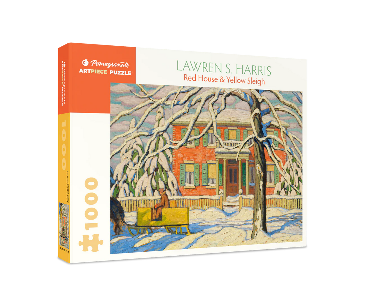 Lawren S. Harris: Red House and Yellow Sleigh 1000-Piece Jigsaw Puzzle