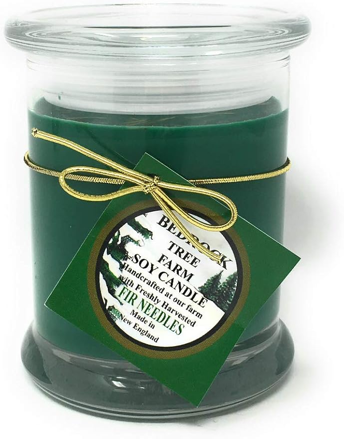 Libbey Status Jar Soy Candle, Fir Needle Green, 12oz