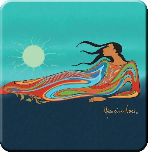 Maxine Noel Mother Earth Hard Coaster