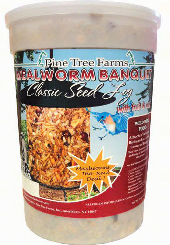 Mealworm Banquet Classic Seed Log, 28oz