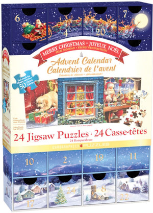 Merry Christmas Advent Calendar Puzzle