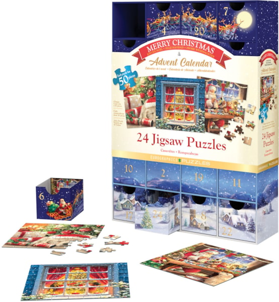 Merry Christmas Advent Calendar Puzzle