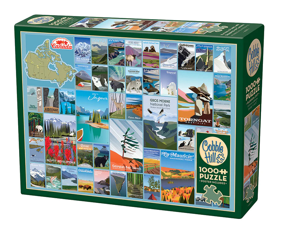 National Parks and Reserves of Canada 1000 Pc Puzzle