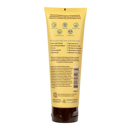 Orange Blossom Honey Sulfate Free Shampoo, 8oz