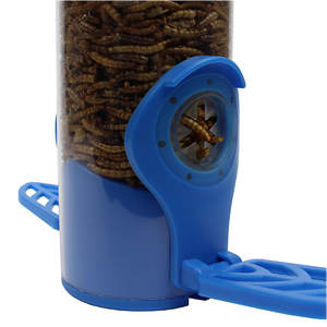 Perky-Pet Dried Mealworm Bird Feeder with Flexports