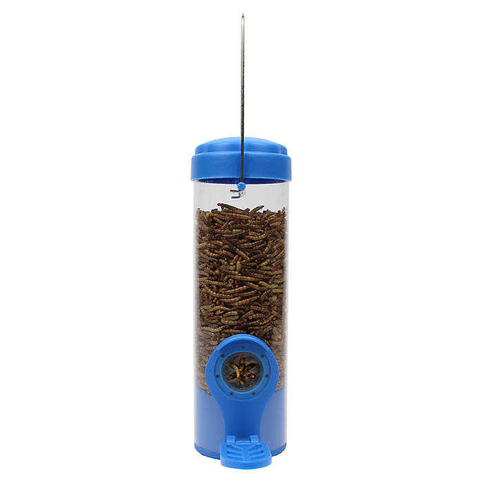 Perky-Pet Dried Mealworm Bird Feeder with Flexports