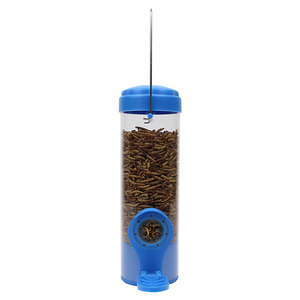 Perky-Pet Dried Mealworm Bird Feeder with Flexports