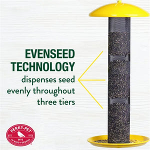 Perky-Pet Straight-Sided Yellow Finch Tube Feeder