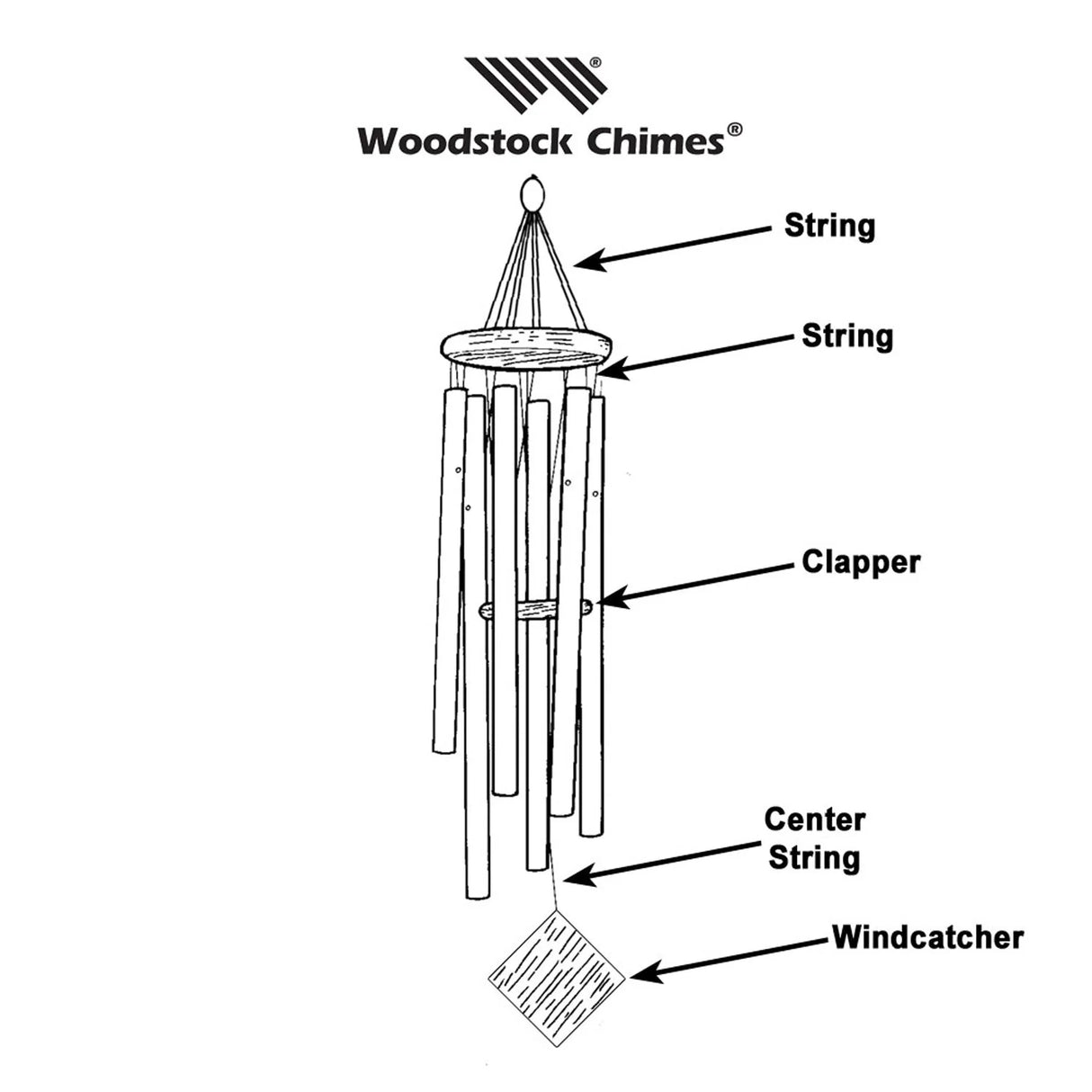 Repair Kit for Encore Chimes With 7-inch Top