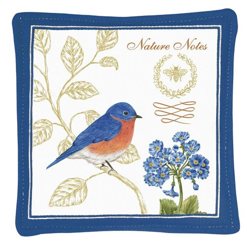 Single Spiced Mug Mat, Bluebird Nature Notes