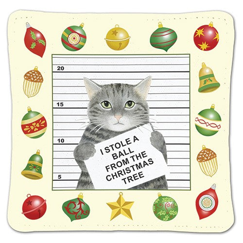 Single Spiced Mug Mat, Cat Burglar