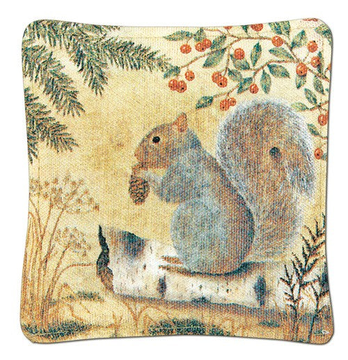 Single Spiced Mug Mat, Squirrel