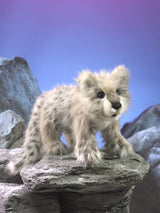 Snow Leopard Cub Hand Puppet