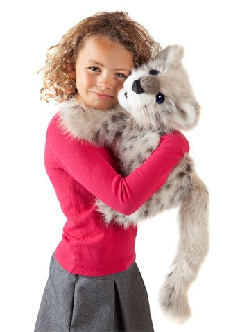 Snow Leopard Cub Hand Puppet