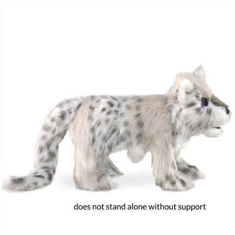 Snow Leopard Cub Hand Puppet