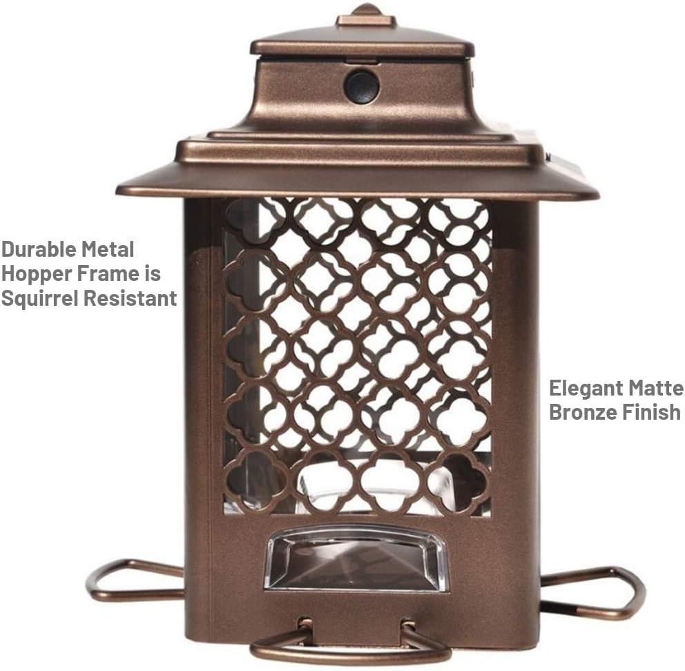 Stokes Select Metal Hopper Bird Feeder