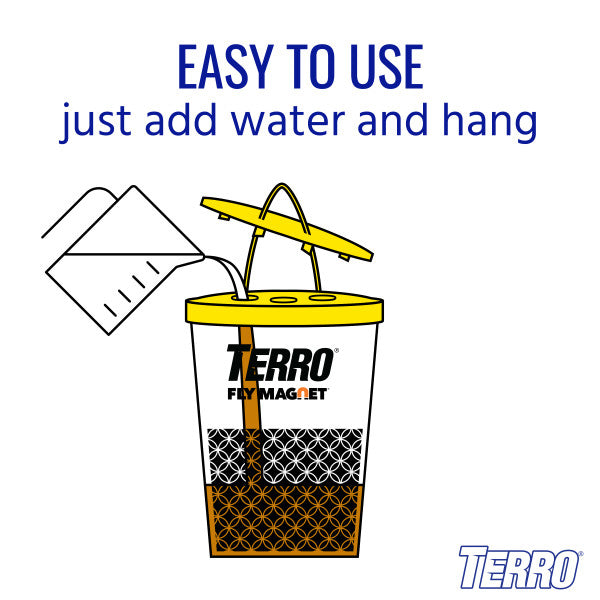 TERRO Fly Magnet Disposable Fly Trap