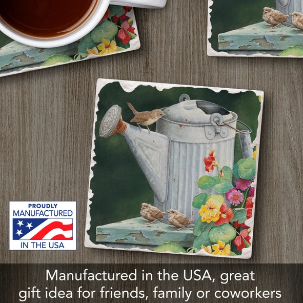 Take Flight 6 Single Absorbent Stone Tumbled Tile Coaster