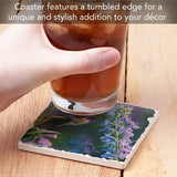 Take Flight 8 Single Absorbent Stone Tumbled Tile Coaster