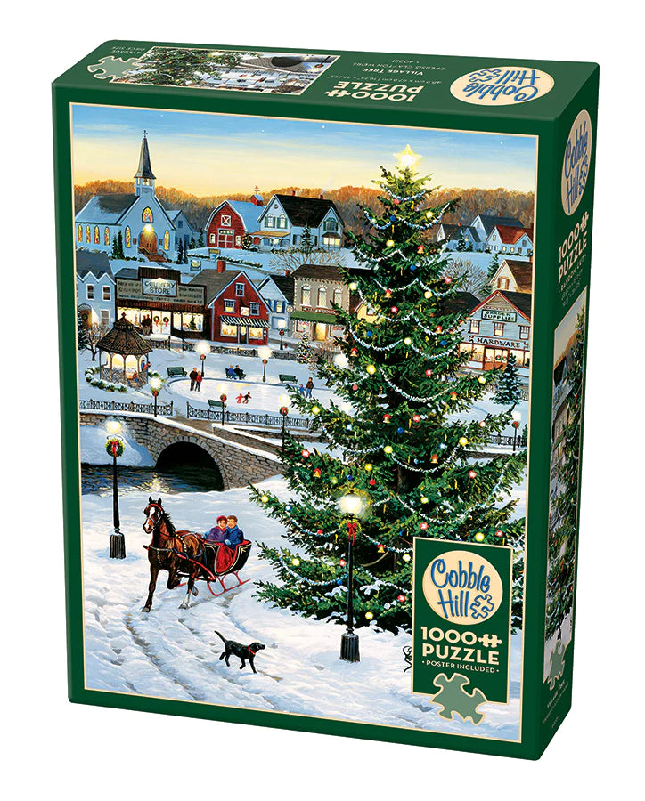 Village Tree Christmas 1000 Pc Puzzle