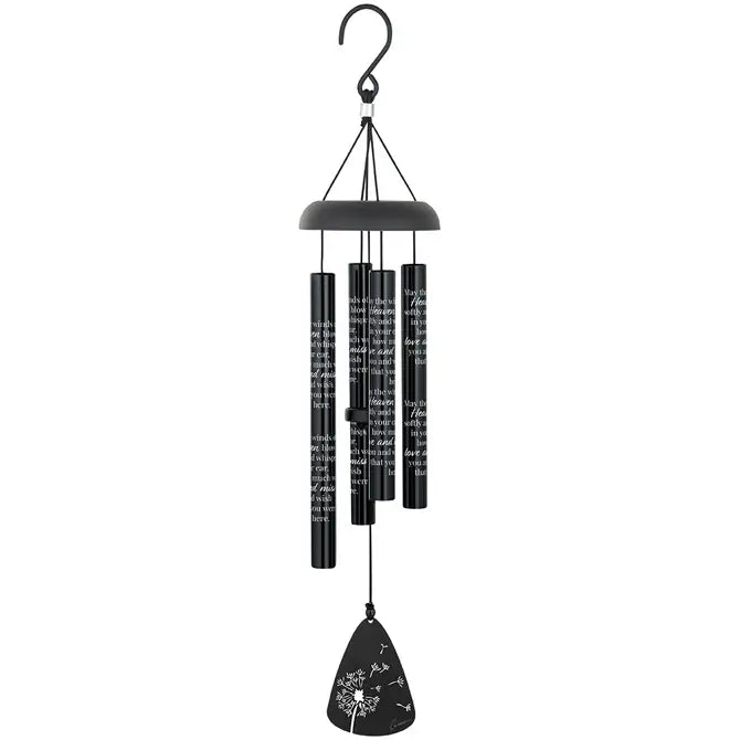 Winds of Heaven 21-Inch Black Sonnet Chime