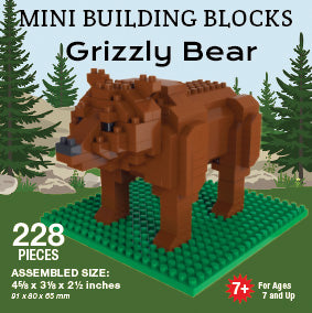 Grizzly Bear Mini Building Blocks