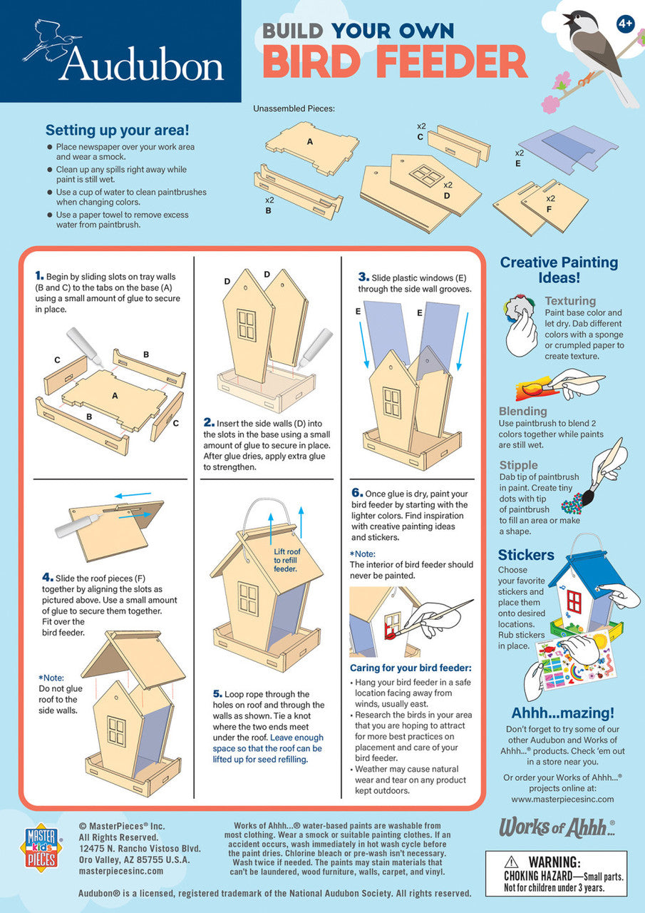 Audubon Build Your Own Bird Feeder