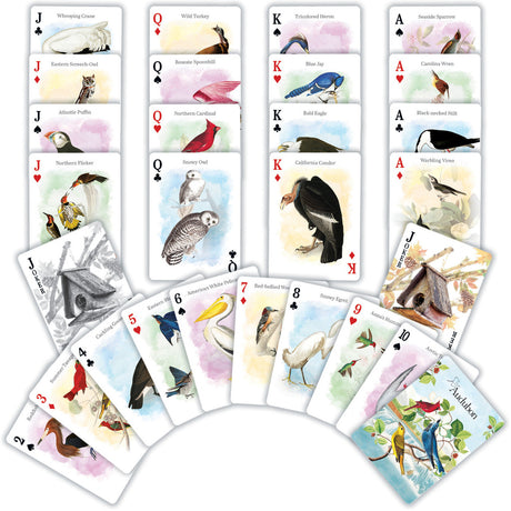 Audubon Playing Cards, 54 Cards Deck