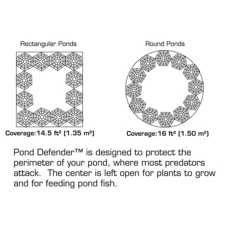 Pond Defender Pest Barrier, 12PK