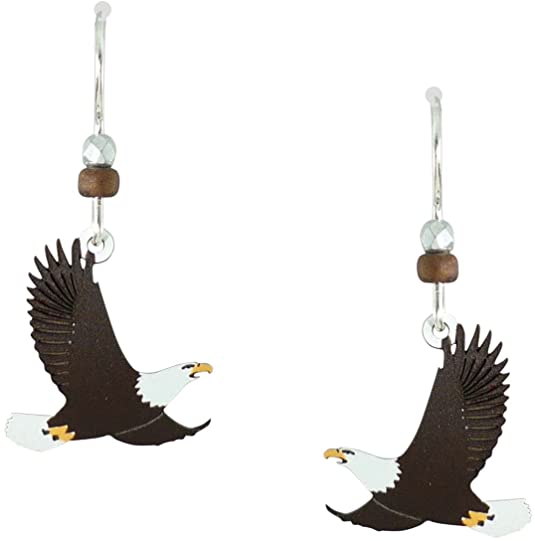 Bald Eagle in Flight Earrings