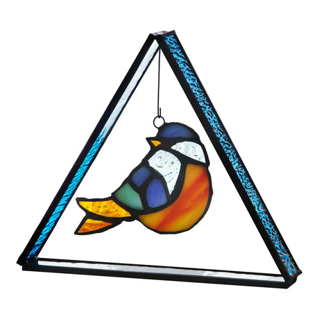 Bubba the Bluebird Standing Triangle Suncatcher, 6-Inch (Store Pickup Only)