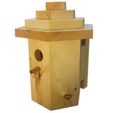 Wood Hexagon Birdhouse, Made in Canada